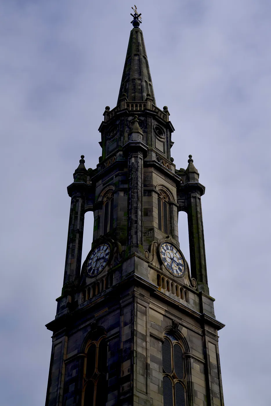 The tower of the Tron Kirk Church.