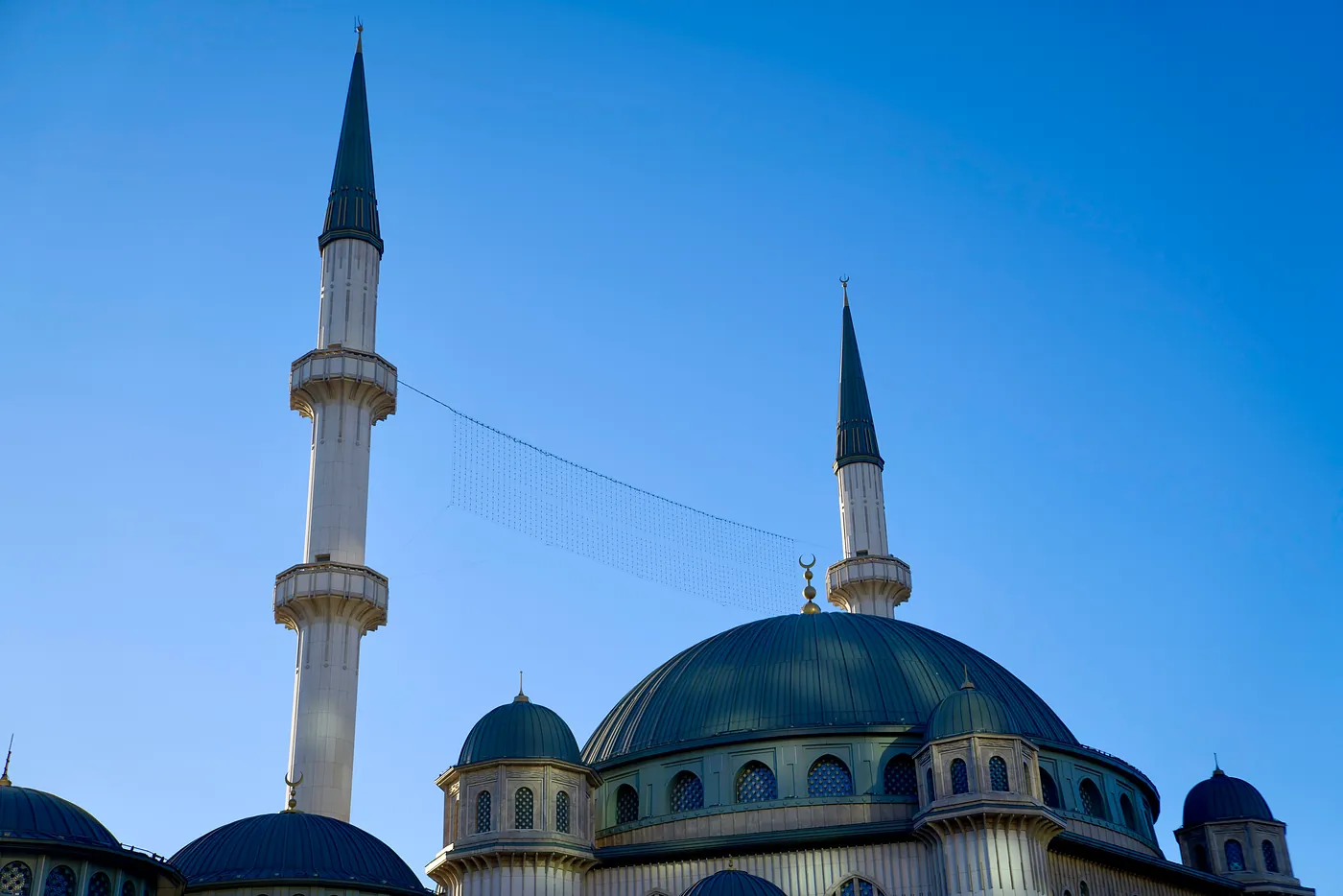 The top of the Taksim Mosque.